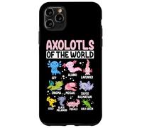 Axolotls du Monde GFP Albino Lavender Enigma Mosaic Silv Coque pour iPhone 11 Pro Max