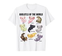 Axolotls of The World - De Jolis Axolotls morphes pour Les Amoureux de la Science T-Shirt