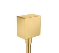 AXOR 36732251 ShowerSolutions Square avec clapets anti-retour en sortie murale en or brossé