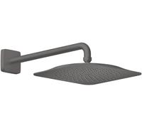 Hansgrohe Douche pluie Axor Citterio C 27x27 cm 1 jet avec bras chrome noir brossé 28790340