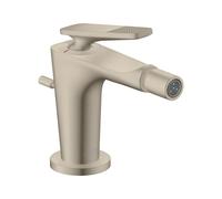 Hansgrohe Mitigeur de bidet monocommandé AXOR Citterio C – Cubic Cut Nickel brossé 113 mm (49211820)