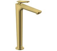 Hansgrohe Mitigeur monocommandé lavabo AXOR Citterio C 250 CoolStart Cubic cut Optique en or poli