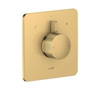 Mitigeur hansgrohe AXOR Citterio C 49451990, montage encastré, kit de finition, 2 Verbraucher , aspect or poli