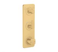 AXOR Citterio C Mitigeur thermostatique de douche encastré Cubic cut, 49701250, Cubic cut