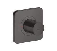 hansgrohe AXOR Citterio E Thermostat module encastré 12 x 12, 36702340, Couleur: Chrome noir brossé