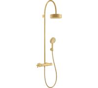 Axor Citterio ensemble de douche mural avec thermostat doré 39670250