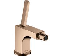 hansgrohe AXOR Citterio Mitigeur monocommande de bidet AXOR Citterio, garniture de vidage, 39210300, Couleur: Rouge poli or