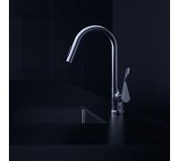 AXOR Citterio Mitigeur de cuisine pivotant, avec douchette extractible, 39832000,