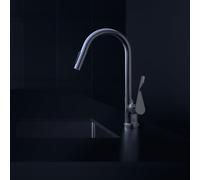 AXOR Citterio Mitigeur de cuisine pivotant, avec douchette extractible, 39832800,
