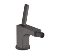 hansgrohe AXOR Citterio Mitigeur monocommande de bidet AXOR Citterio, garniture de vidage, 39210340, Couleur: Chrome noir brossé