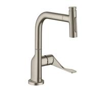 AXOR Citterio Select Mitigeur de cuisine pivotant, avec douchette extractible, 39863820,