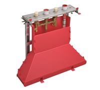 AXOR Corps encastré pour robinetterie 4 trous avec montage sur rebord de carrelage, 15481180,