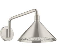 Axor Front douche à effet de pluie 27.9x27.9 cm acier 26021800