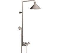 Axor Front ensemble de douche mural avec thermostat acier 26020800