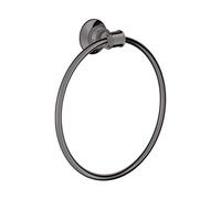 hansgrohe AXOR Anneau porte-serviettes Montreux, 42021330, Couleur: Chrome noir poli