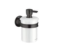 Hansgrohe hansgrohe Distributeur de lotion Axor Montreux, verre, métal brossé, mural, bleu Quantité:1