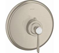 Axor Montreux hansgrohe 16824820 thermostat à encastrer, avec poignée à levier, nickel brossé