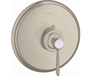 Axor Montreux hansgrohe match0 16824820 thermostat dissimulé, avec poignée à levier, nickel brossé