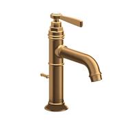hansgrohe AXOR Mitigeur monocommande de lavabo Montreux 100, vidage escamotable, saillie 142mm, 16515250, Couleur: Optique or brossé