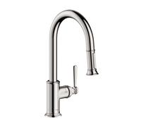 AXOR Montreux Mitigeur de cuisine pivotant, avec douchette extractible, 16581800,