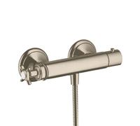 Hansgrohe Axor Montreux thermostat de douche pour montage apparent, 1 consommateur, Coloris: Nickel brossÃ© - 16261820