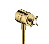 hansgrohe AXOR Montreux hansgrohe Fixfit Robinet d'arrêt DN15, 16882990, Couleur: Optique en or poli
