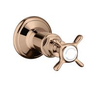 hansgrohe AXOR Montreux robinet d'arrêt encastré Montreux, 16871300, Couleur: Rouge poli or