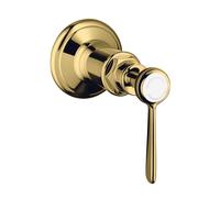 Hansgrohe hansgrohe Kit de montage Axor Montreux vanne d'arrêt encastrée, avec levier, or poli Quantité:1