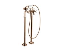 hansgrohe AXOR Montreux Mélangeur bain 2 poignées sur pieds AXOR Montreux, 16547300, Couleur: Rouge poli or