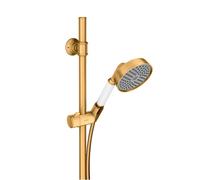hansgrohe AXOR Ensemble de douche Montreux 0,90 m, douchette à main 100 1 jet Classic, 27982250, Couleur: Optique or brossé