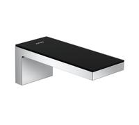Hansgrohe Bec de baignoire Axor MyEdition 47410600, projection 176 mm, chrome/verre noir
