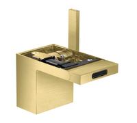 Hansgrohe hansgrohe Mitigeur monocommande bidet Axor MyEdition A 121 mm, avec vidage poussoir, sans plaque, brossé bronze Quantité:1