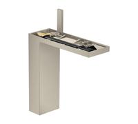 Hansgrohe hansgrohe Mitigeur monocommande lavabo 230 Axor MyEdition A 196 mm, avec vidage poussoir, sans plaque, nickel brossé Quantité:1