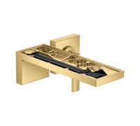 Hansgrohe AXOR MyEdition Mitigeur monocommande de lavabo encastrÃ© pour montage mural, bec 221 mm, sans plaque, Coloris: Optique or brossÃ© - 47062250