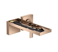 Hansgrohe hansgrohe Axor MyEdition Set complet Mitigeur lavabo encastré, A 221 mm, sans plaque, poli or rose Quantité:1