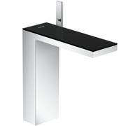 Hansgrohe Mitigeur Axor MyEdition 47020600, projection 196 mm, bonde push-open, chromé / chromé noir