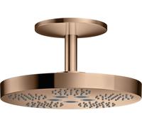Axor One douche à effet de pluie avec bras 28.2x28.2 cm ronde || 48494300