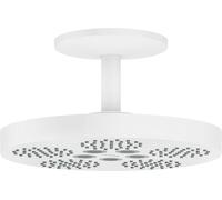 Axor One douche à effet de pluie avec bras 28.2x28.2 cm ronde blanc 48494700