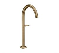 hansgrohe AXOR One Mitigeur de lavabo Select 260 pour vasque avec vidage Push-Open, saillie 165 mm, 48030, Coloris: Bronze brossé - 48030140