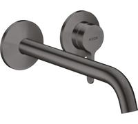 Hansgrohe Robinet lavabo encastré Axor One 48120340 – levier, bec 220 mm, chrome noir brossé