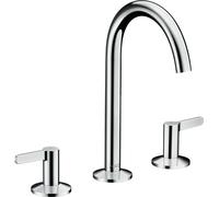 Hansgrohe Mitigeur lavabo AXOR One 3 trous 170 Saillie 140 mm Vidage Push-Open Chrome 48050000