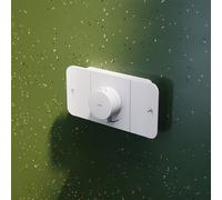 Hansgrohe Kit de montage Axor One 45712700 module thermostatique encastrable 2 utilisateurs blanc mat