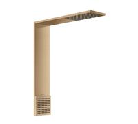 Hansgrohe Module de douche ShowerComposition 12593140 – 250x250 mm, mural, 1 jet, bronze brossé