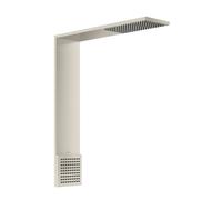 hansgrohe module de douche ShowerComposition 12593800 250x250mm, montage mural, 1jet, avec douchette d'épaule, aspect inox