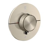 hansgrohe AXOR ShowerSelect ID thermostat, encastré, rond, 2 consommateurs, 36750820, Couleur: Nickel brossé