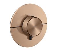 hansgrohe AXOR ShowerSelect ID thermostat, haut débit, encastré, rond, 36759310, Couleur: Or rouge brossé