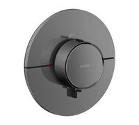 hansgrohe AXOR ShowerSelect ID thermostat, haut débit, encastré, rond, 36759330, Couleur: Chrome noir poli