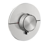 hansgrohe AXOR ShowerSelect ID thermostat, haut débit, encastré, rond, 36759800, Couleur: aspect inox