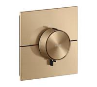 hansgrohe AXOR ShowerSelect ID thermostat, haut débit, encastré, carré, 36774140, Couleur: Bronze brossé