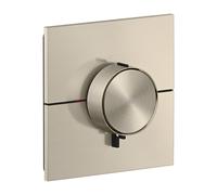 hansgrohe AXOR ShowerSelect ID thermostat, haut débit, encastré, carré, 36774820, Couleur: Nickel brossé
